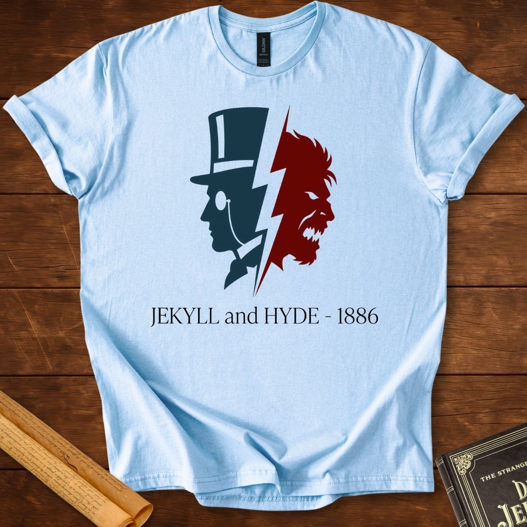 Jekyll and Hyde 1886 – Duality Silhouette Literary T-Shirt
