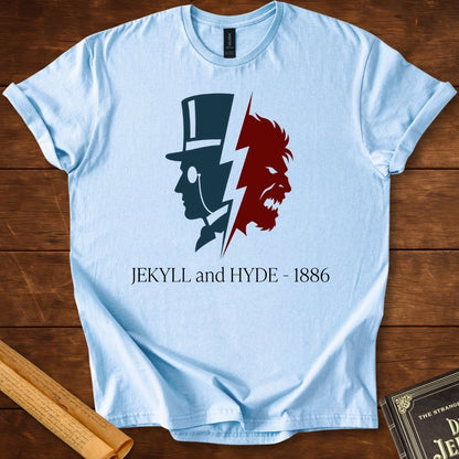 Jekyll and Hyde 1886 – Duality Silhouette Literary T-Shirt