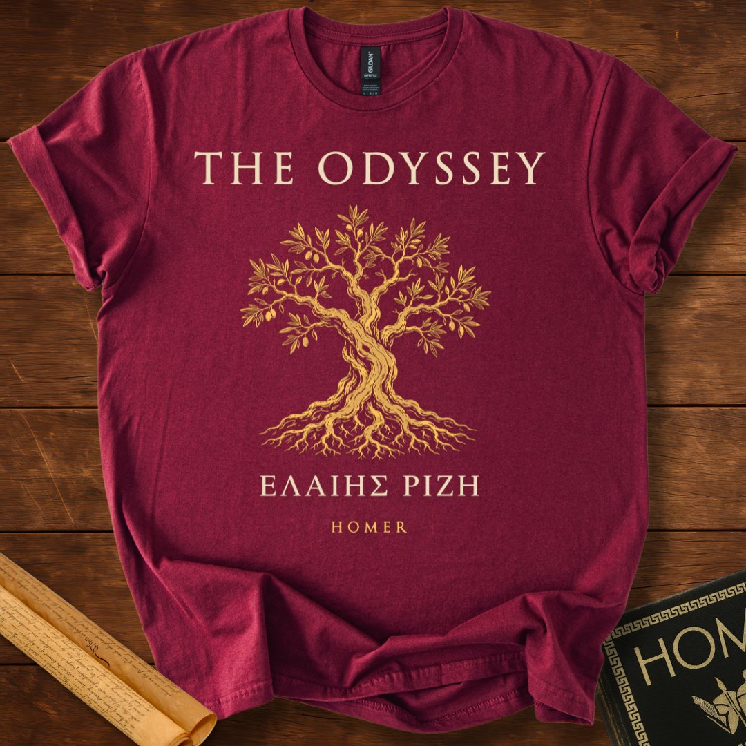 The Odyssey Olive Tree | Homer Greek Classic Lit T-Shirt