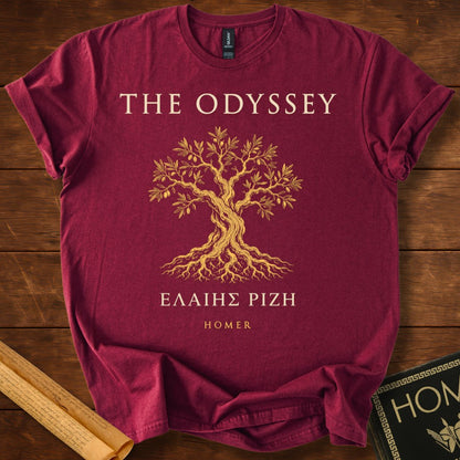 The Odyssey Olive Tree | Homer Greek Classic Lit T-Shirt