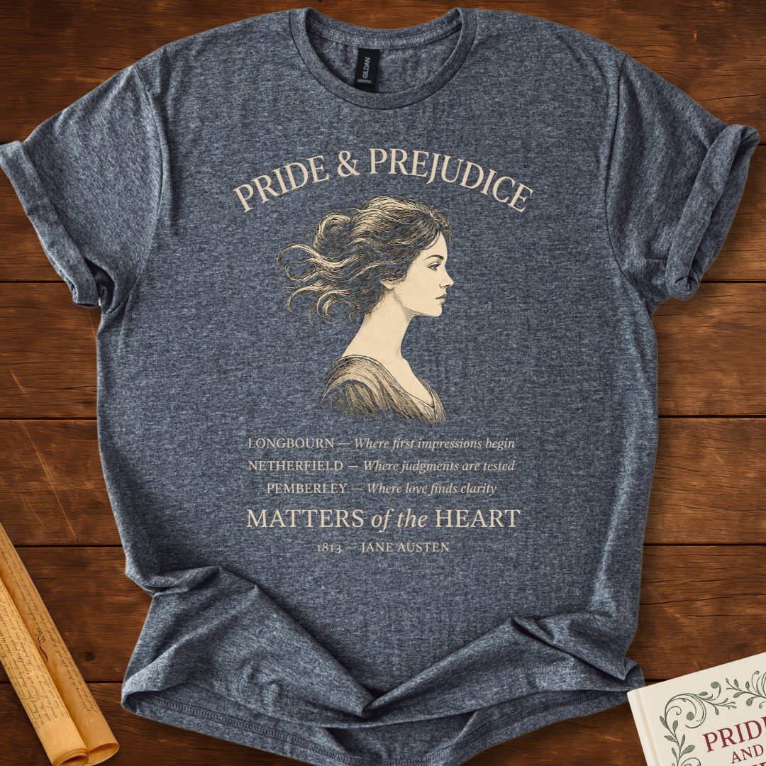 Pride & Prejudice – Matters of the Heart T-Shirt
