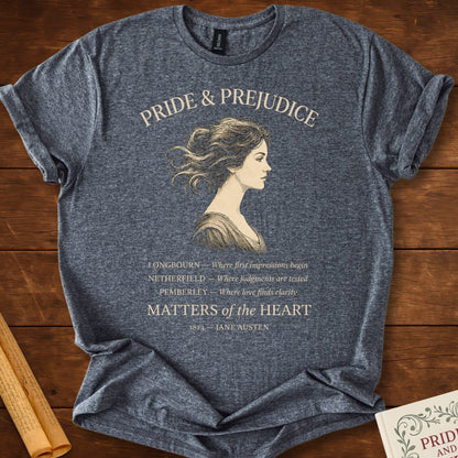 Pride & Prejudice – Matters of the Heart T-Shirt