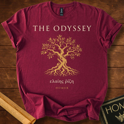 The Odyssey Olive Tree | Homer Greek Classic Lit T-Shirt