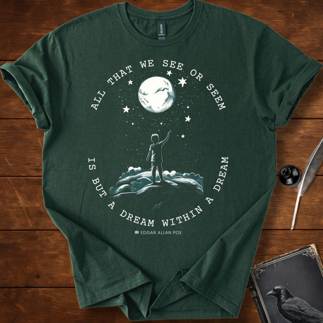 All That We See or Seem Edgar Allan Poe T-Shirt