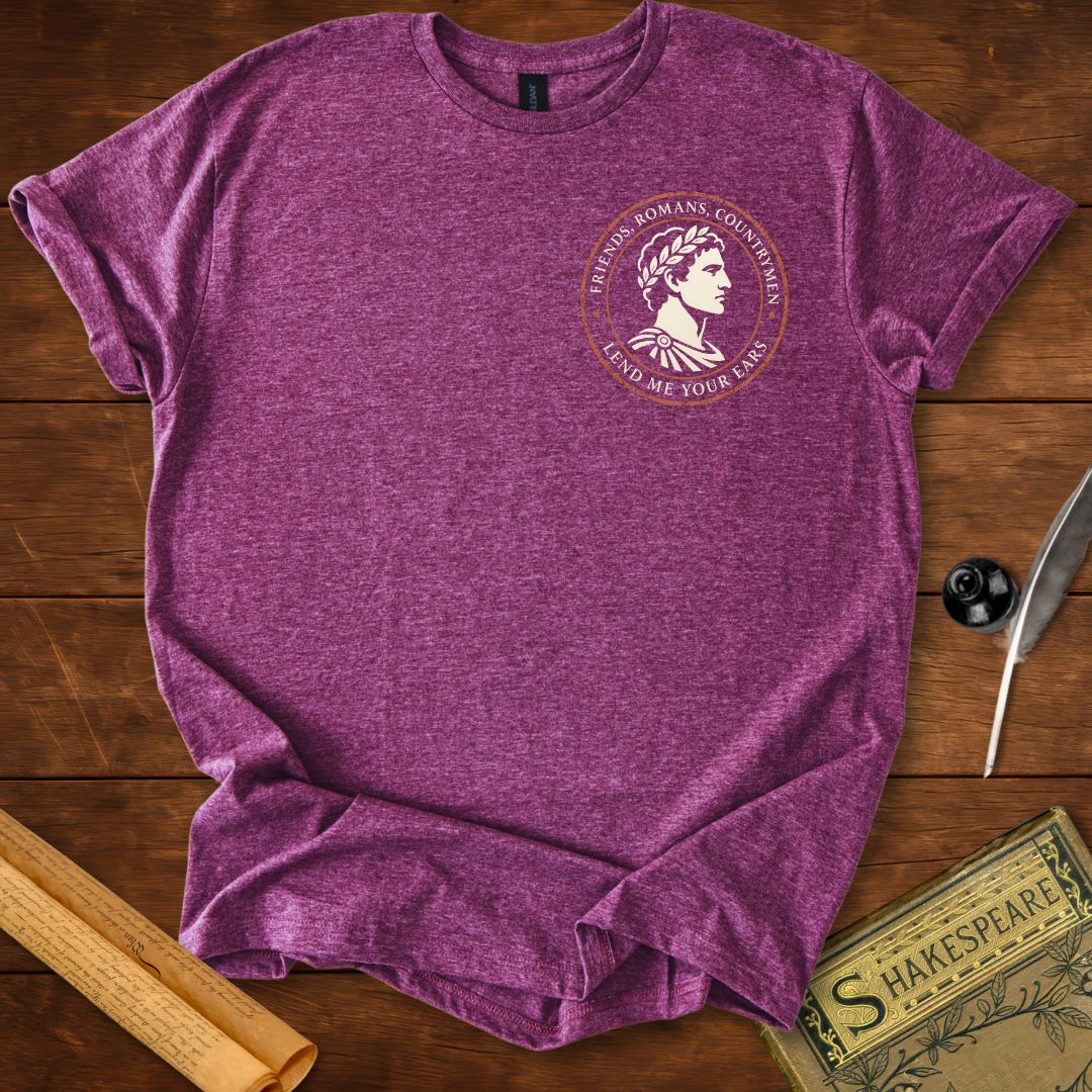 Friends, Romans, Countrymen – Shakespeare Insignia T-Shirt