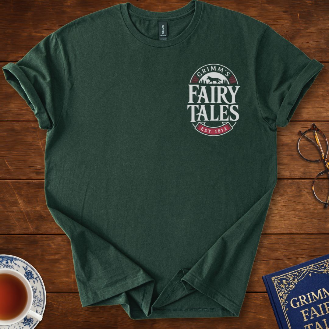 Grimm’s Fairy Tales – Est. 1812 (Left Chest Print) T-Shirt