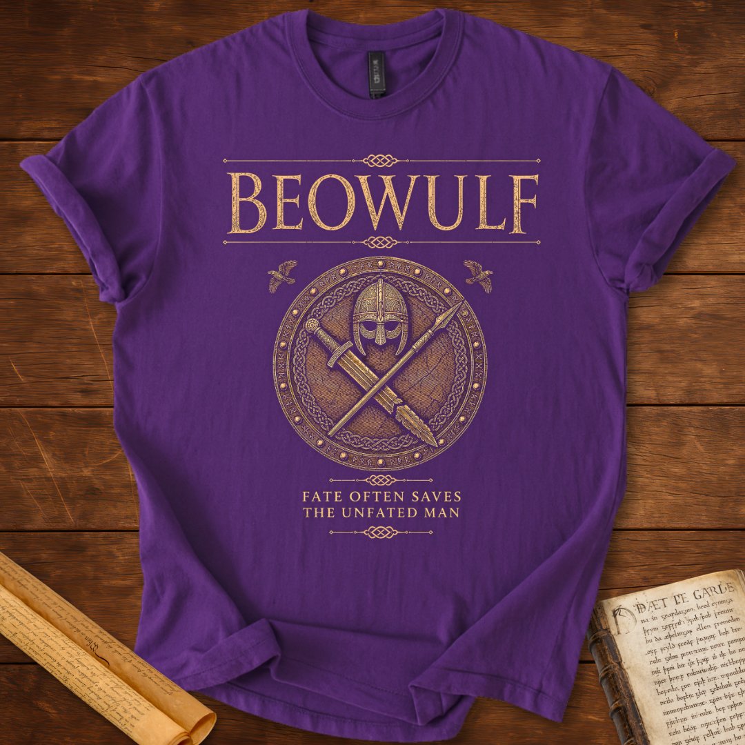 Fate Often Saves | Beowulf Literary T-Shirt
