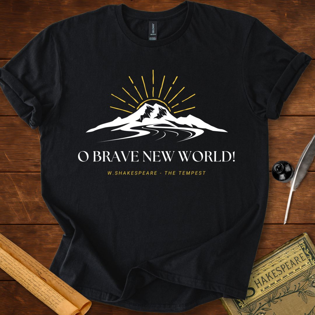 Brave New World Sunrise Shakespeare T-Shirt