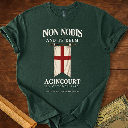 Non Nobis and Te Deum — Henry V Agincourt T-Shirt