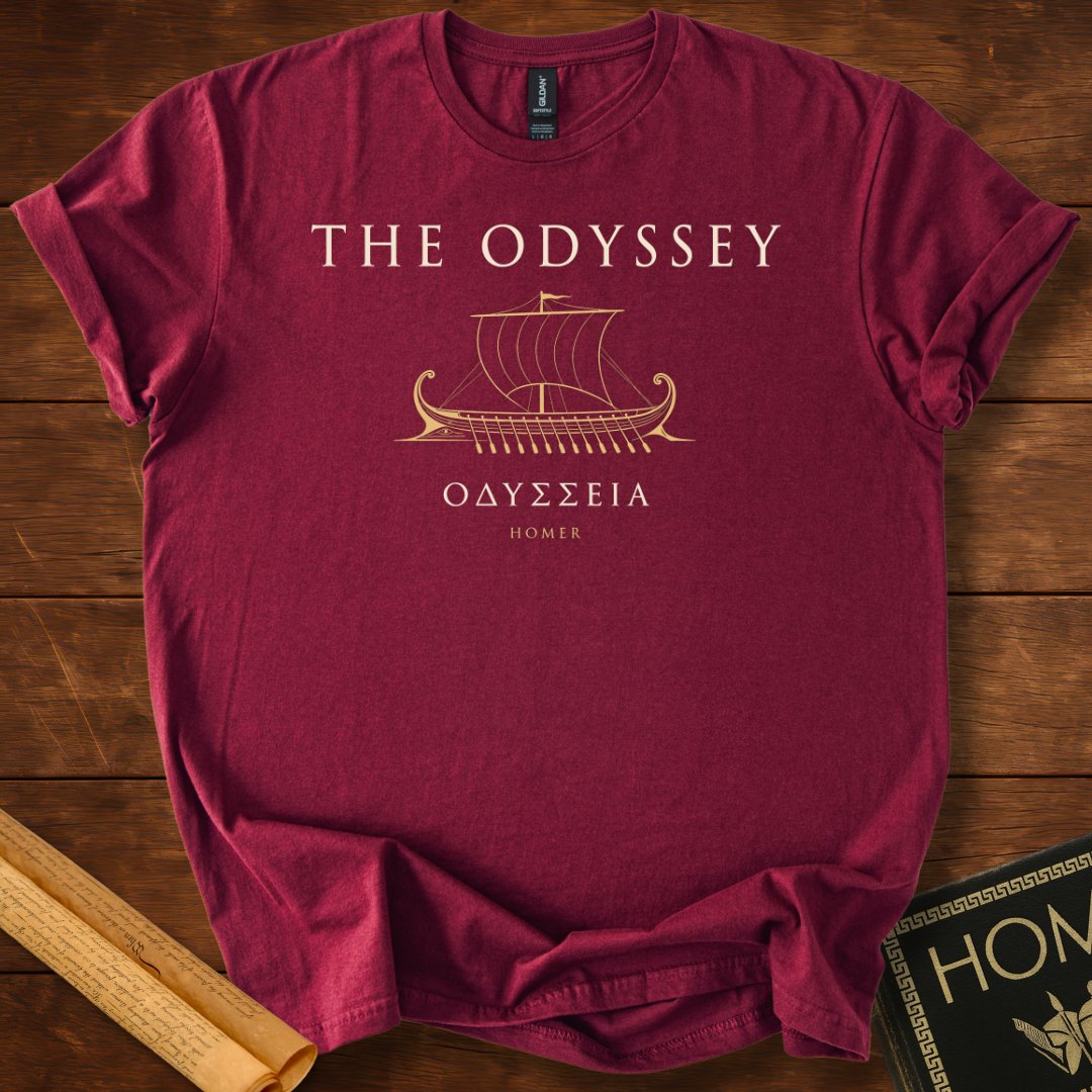 The Odyssey Ship | Greek Classic Homer Literary T-Shirt