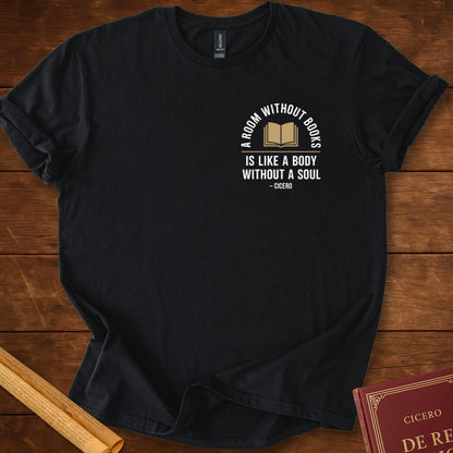 A Room Without Books Cicero Insignia T-Shirt Black
