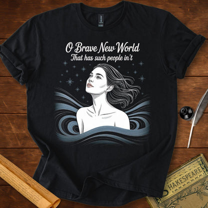 Brave New World Miranda Shakespeare T-Shirt