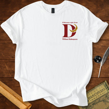 A Midsummer Nights Dream Monogram Insignia Shakespeare T-Shirt