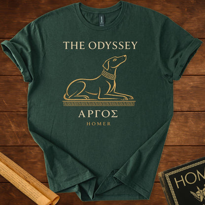 The Odyssey – Argos the Faithful Hound T-Shirt Forest Green
