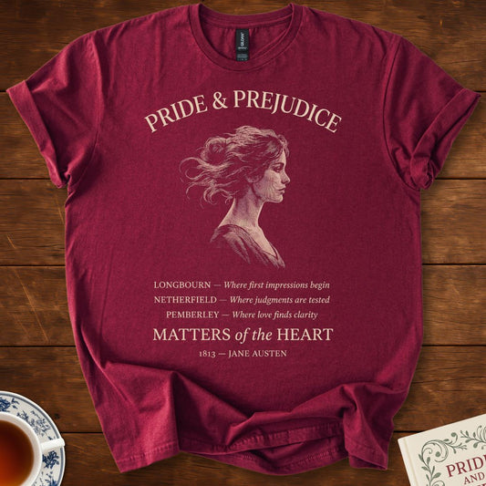 Pride & Prejudice – Matters of the Heart T-Shirt