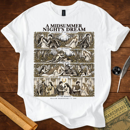 A Midsummer Night’s Dream — A Shakespeare Comedy in Four Visions T-Shirt