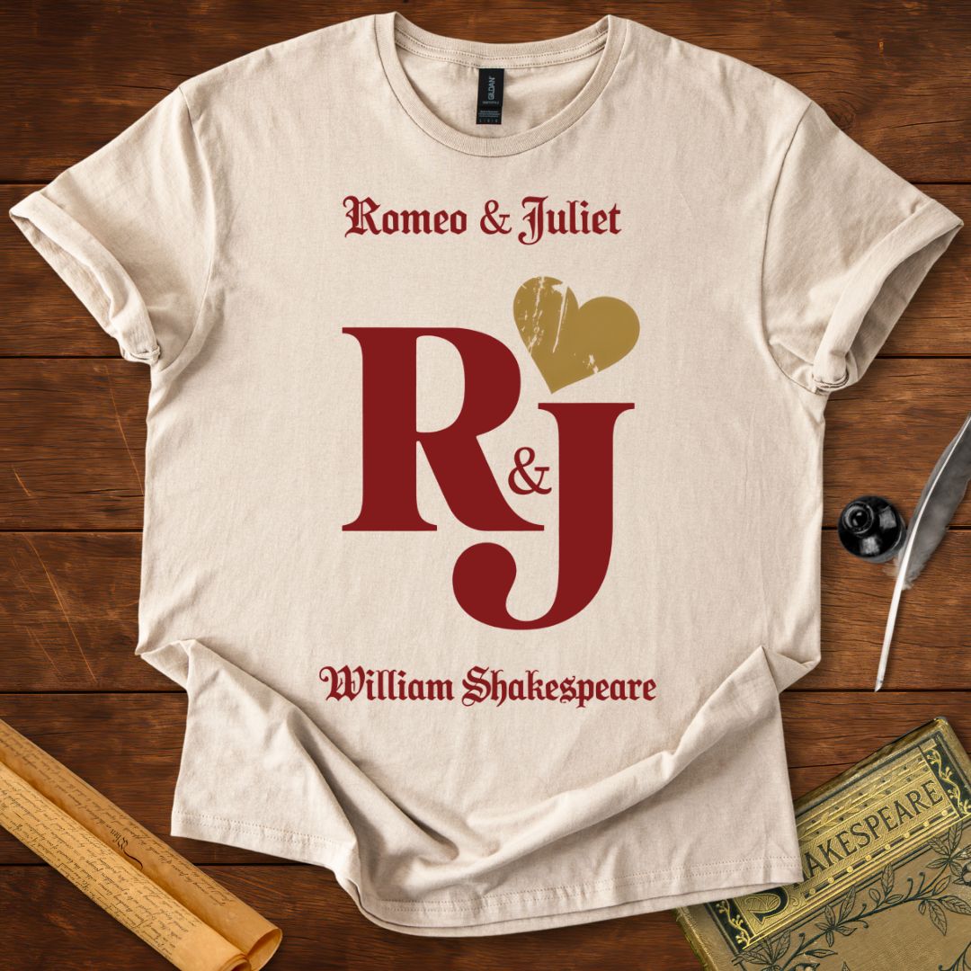 Romeo and Juliet Duogram Shakespeare T-Shirt