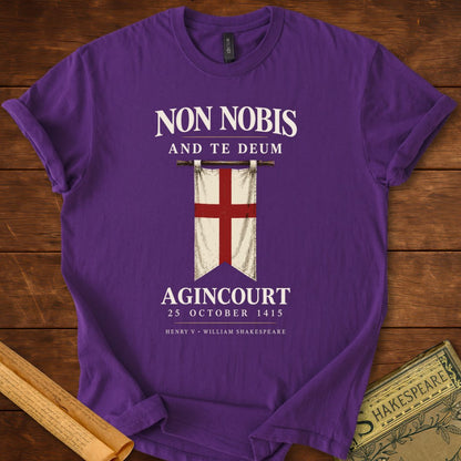 Non Nobis and Te Deum — Henry V Agincourt T-Shirt