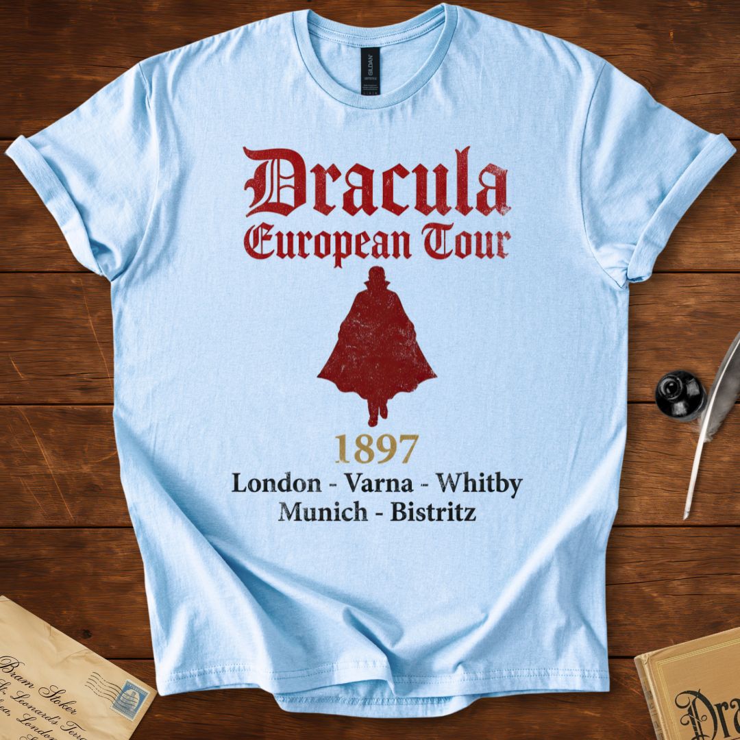Dracula European Tour  1897 Distressed Version T-Shirt
