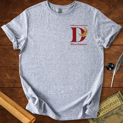 A Midsummer Nights Dream Monogram Insignia Shakespeare T-Shirt