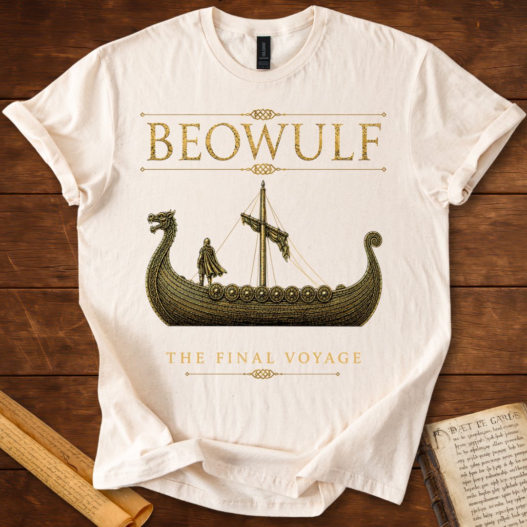 The Final Voyage | Beowulf Literary T-Shirt