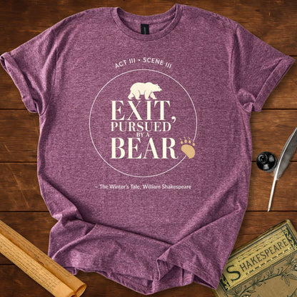 Exit, Pursued by a Bear - Shakespeare T-Shirt