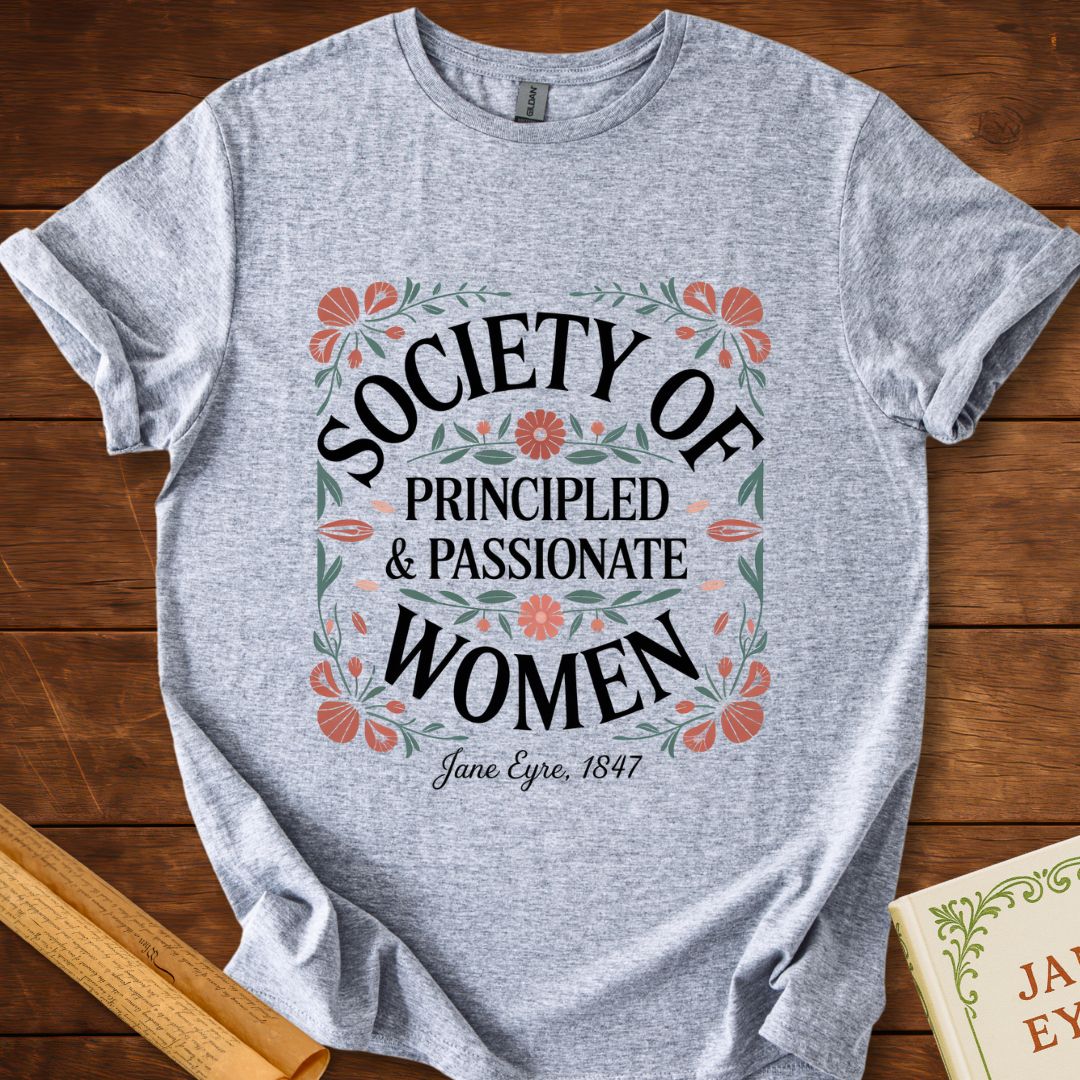 Society of Principled and Passionate Women T-Shirt Sport Grey