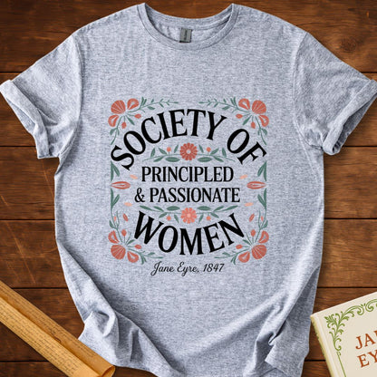 Society of Principled and Passionate Women T-Shirt Sport Grey