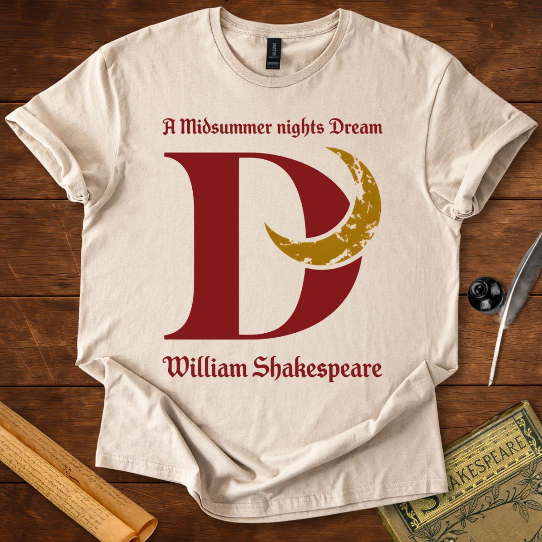 A Midsummer Nights Dream Monogram Shakespeare T-Shirt