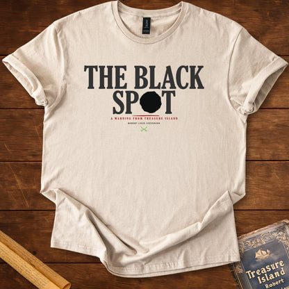 The Black Spot — Treasure Island Pirate T-Shirt Sand