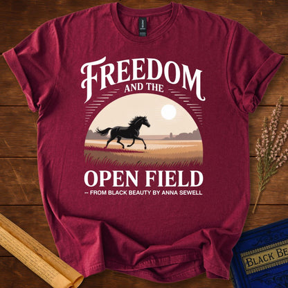 Freedom and the Open Field — Black Beauty T-shirt