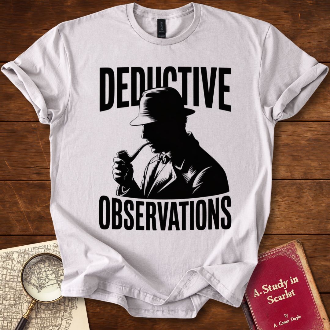 Deductive Observations – Sherlock Holmes Graphic T-Shirt