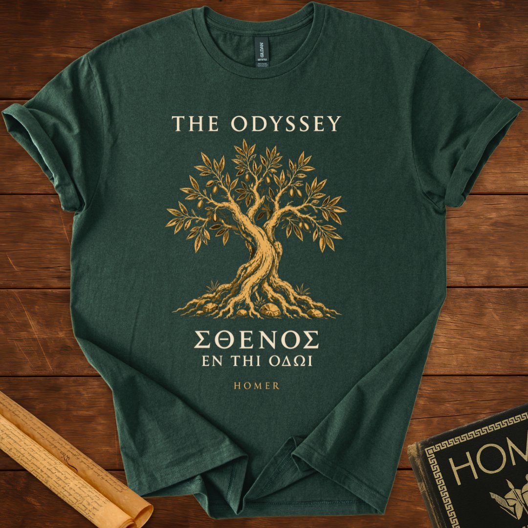 The Odyssey — "Strength in the Journey" (Greek Version) T-Shirt
