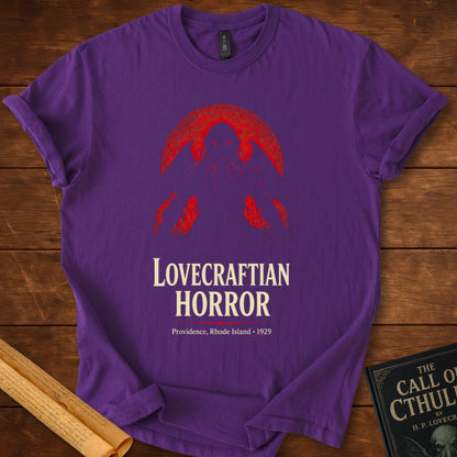 Lovecraftian Horror – HP Lovecraft Gothic Horror T-Shirt Purple