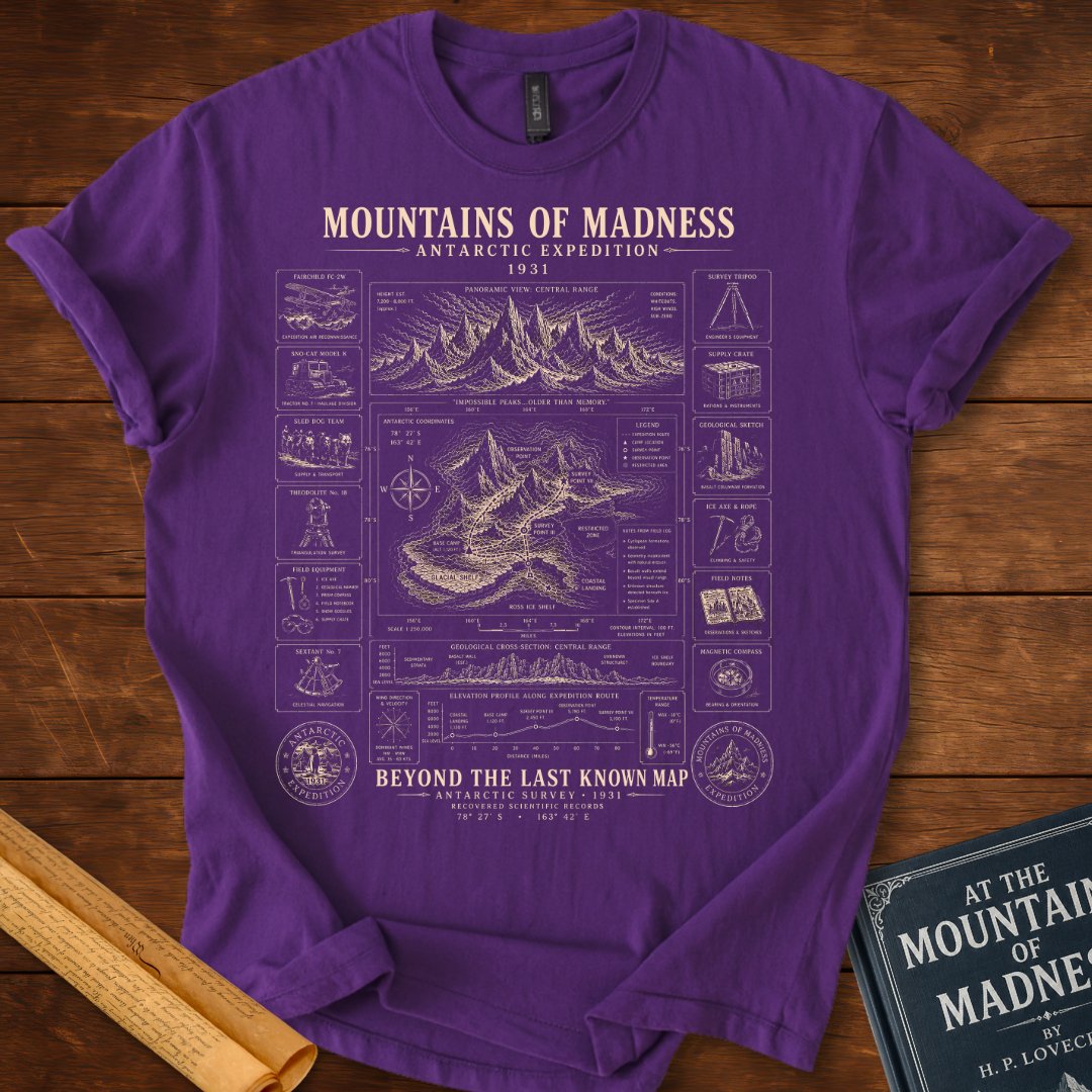 Mountains of Madness Antarctic Expedition 1931 – T-Shirt
