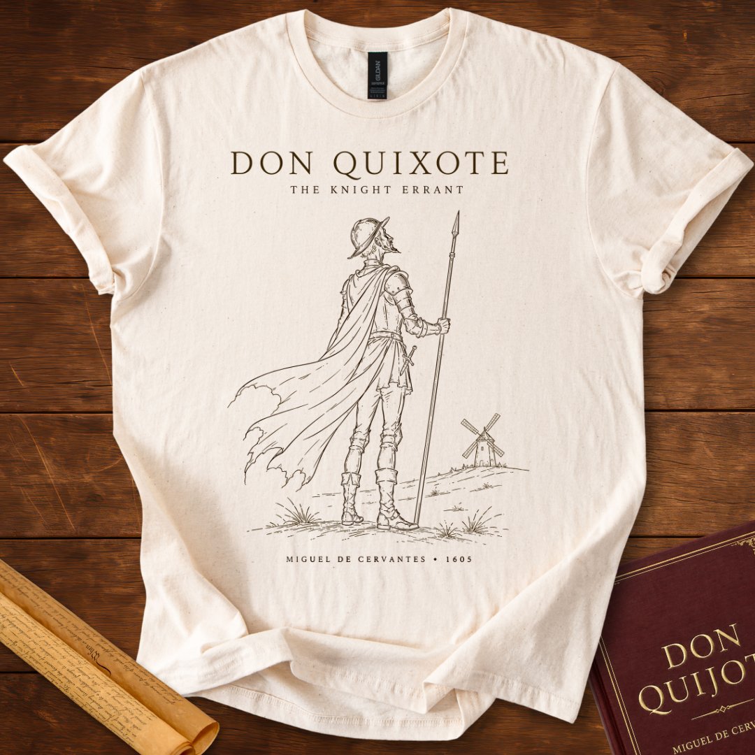 Don Quixote Knight Errant Silhouette T-Shirt