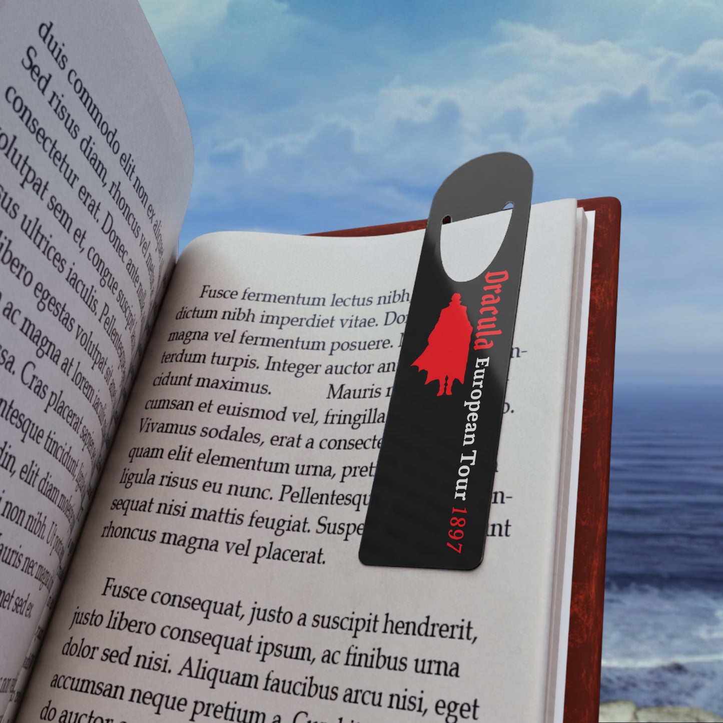 Dracula European Tour 1897 Aluminium Bookmark