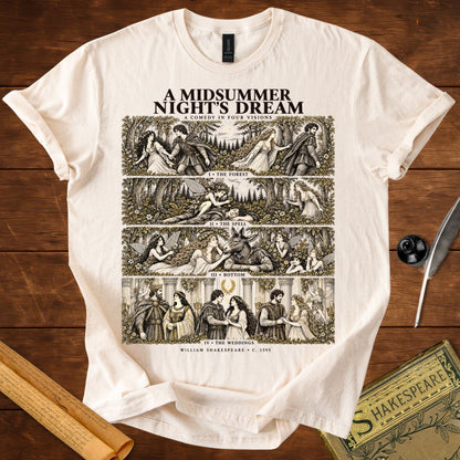 A Midsummer Night’s Dream — A Shakespeare Comedy in Four Visions T-Shirt