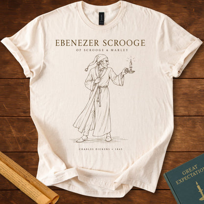 Ebenezer Scrooge T-Shirt – A Christmas Carol Literary Tee