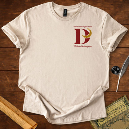 A Midsummer Nights Dream Monogram Insignia Shakespeare T-Shirt