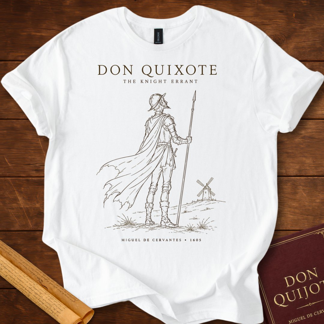 Don Quixote Knight Errant Silhouette T-Shirt