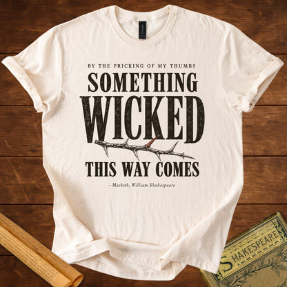 Something Wicked This Way Comes – Macbeth T-Shirt Natural