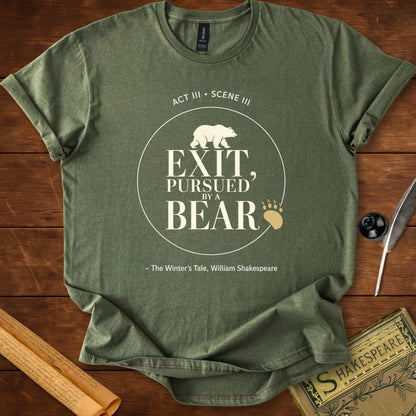 Exit, Pursued by a Bear - Shakespeare T-Shirt
