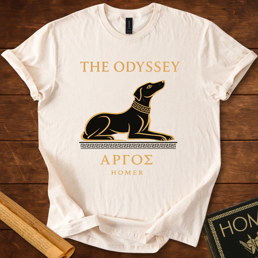 The Odyssey – Argos the Faithful Hound T-Shirt Natural
