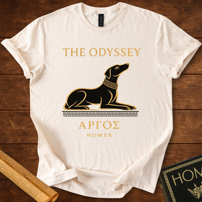 The Odyssey – Argos the Faithful Hound T-Shirt Natural