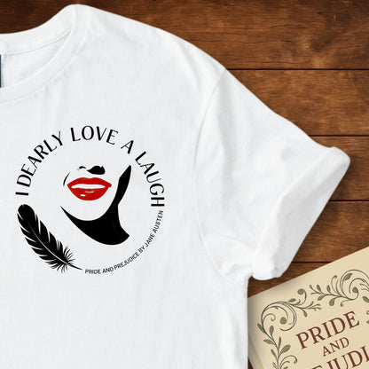 I Dearly Love a Laugh Circular Insignia T-Shirt