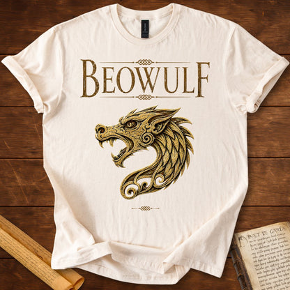 Beowulf Dragon | Anglo-Saxon Literary T-Shirt