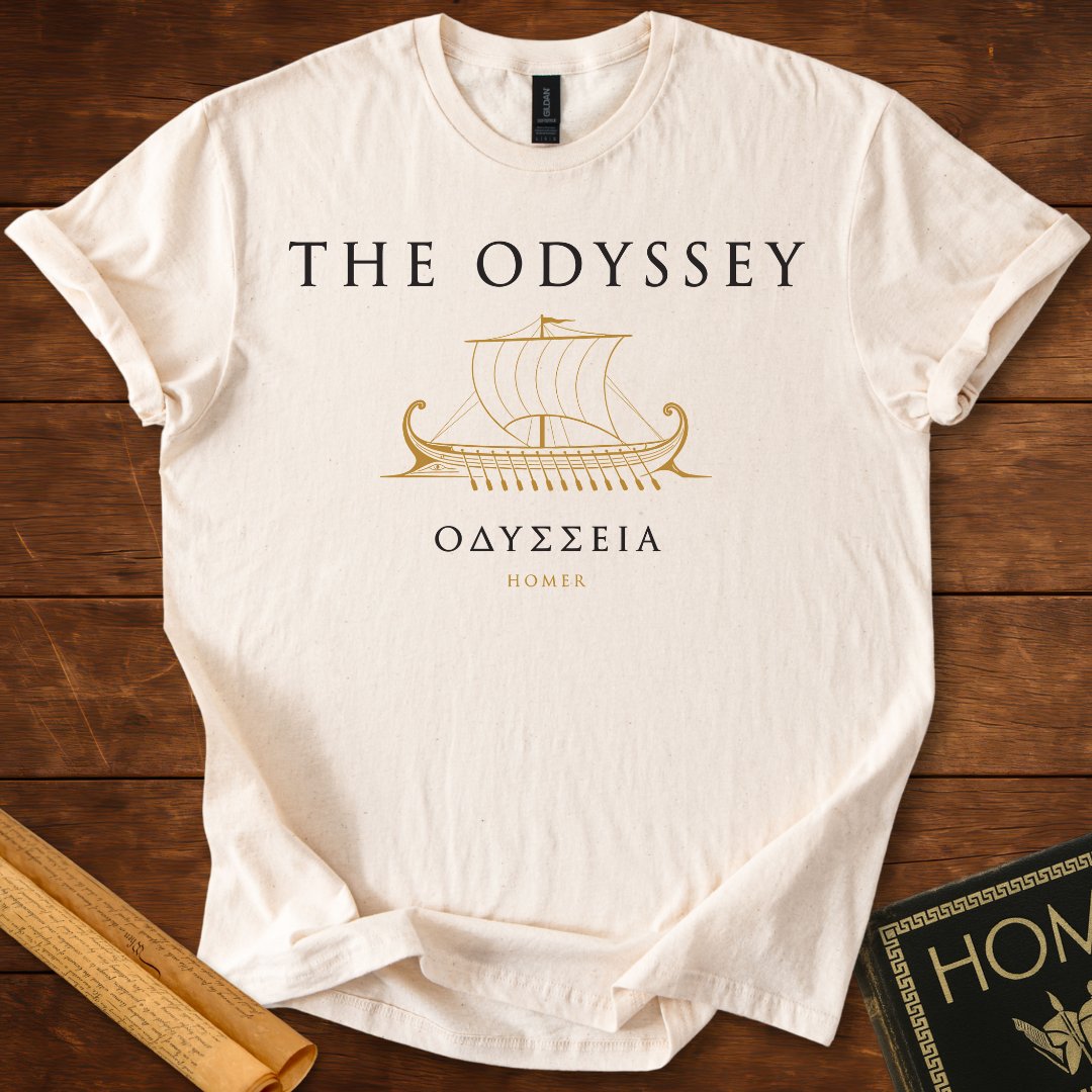 The Odyssey Ship | Greek Classic Homer Literary T-Shirt