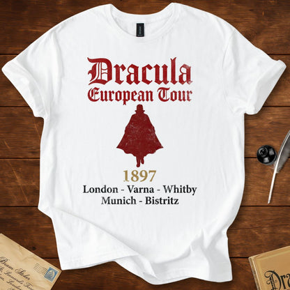 Dracula European Tour  1897 Distressed Version T-Shirt