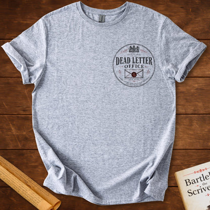 Dead Letter Office Official Seal Insignia Bartleby T-Shirt Sport Grey